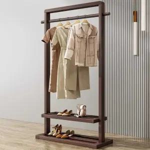 코트 랙 옷걸이 우드 행거 호텔 침실 스탠드 이동식