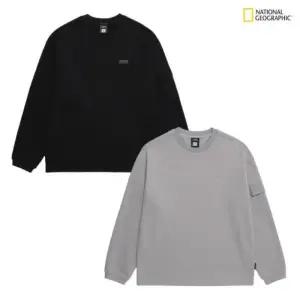 [내셔널지오그래픽]내셔널지오그래픽 sh06 카프 기능성 소매 포켓 세미오버핏 맨투맨 N251USW220 (44912715