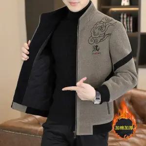 남자 코디 겨울 자켓 블레이져 모직 코트 추동 캐주얼 숏 힛템