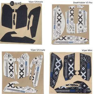 Razer Viper Ultimate DeathAdder V2 PRO 미니 무선 마우스용 마우스 그립 테이프 스케이트 수제 스티커, 미끄럼 방지 땀 흡입