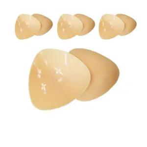 인체 무해한 소재를 사용한 여성 실리콘캡 X 4개입브라패드 인조가슴 볼륨 브라뽕 왕뽕 스포츠 소품 수영복