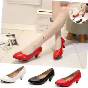 빨간구두 여성정장 구두 기본 6cm 힐