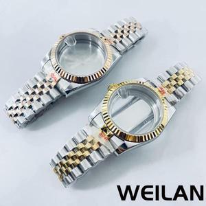 36mm 40mm 실버 블랙 골드 로즈 골드 NH34 NH35 NH36 NH38 NH39 NH70 NH72 ETA2824 PT5000 시계 케이스 상