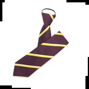 나비넥타이 젠틀타이 와인실버 사선 자동넥타이 (폭6.8cm)