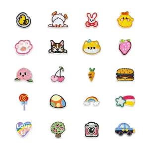 열접착패치 패브릭 전용 열부착 디자인 패치 미니 MN 자수와펜