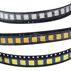 100PCS 5050 0805 분홍색 램프 파란색 보라색 방출 빨간색 RGB 주황색 네온 SMT SMD 3V 노란색 녹색 다이오드 흰색 LED 전압