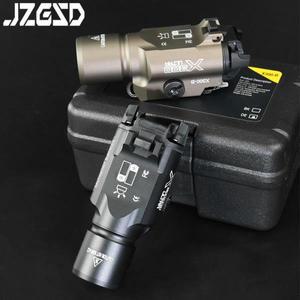 SOTAC 스카우트 라이트 X300 1000LM 고출력 무기 플래시라이트 글록 G17 18 19 권총용 LED 전술용 20MM 레