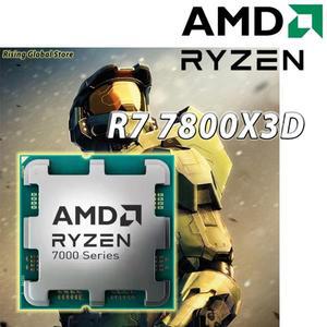 리뉴얼 AMD Ryzen 7 7800X3D R7 5.0GHz 8코어 16스레드 게이밍 CPU 5NM 96M 100- 100000910 쿨러가 리스 소
