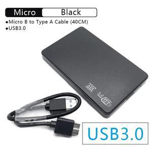 호환 T22 2.5인치 SATA to USB 3.0 HDD 외장 케이스 - 3.0/2.0 케이블 포함 SSD/HDD용 ABS 하드 드라이브