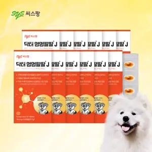 닥터 멍멍팔팔 J 12박스 240캡슐) 반려견 관절 종합 영양제 초록입홍합오일 햄프씨드오일