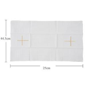 퓨리피카 토리움 제단 용품 교회 자수된 팔로우 코퍼럴 핸드 타월 가톨릭 성찬