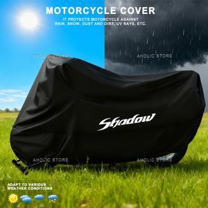 VT400 1300 오토바이 커버 방수 야외 스쿠터 UV 보호 먼지 비 혼다 쉐도우 VT 750 1100용
