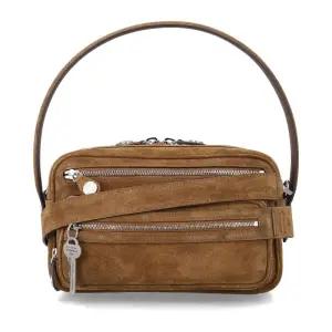 아크네스튜디오 스웨이드 지퍼 숄더백 C10284 C