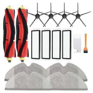 호환 로보락 S502 PURE 00 브러시 진공 사이드 S5 예비 부품 MAXV 필터 헤파 메인 걸레 S6 02 E4 로봇 E5 MAX