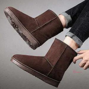 남성 부츠 털안감 방한화 패션 가벼운 통굽uvw079