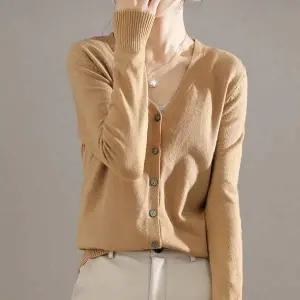 6컬러 YI86VL23 스탠다드핏 던룩 심플 무지 긴팔 니트가디건