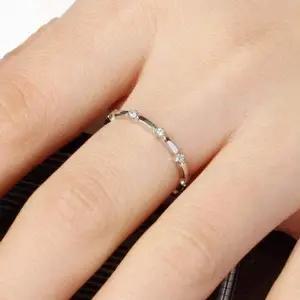 실버925 큐빅 오픈링 반지