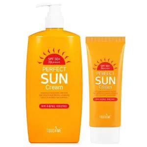 이지하우스 터치미 퍼펙트 대용량 톤업 선크림 500ml 1개 +60ml SPF50+ PA++++ 626936