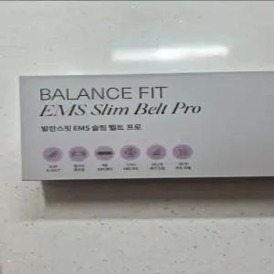 발란스핏ems슬림벨트 초강력 간편 홈트레이닝 뱃살 강력 자극 & 복부 온열 찜질, 1개