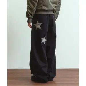 단델 DD 스타 아플리케 벌룬 팬츠 블랙 1987783