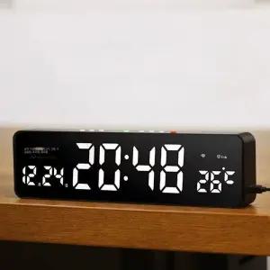 gps 디지털 전자 시계 비트 탁상 인테리어 블랙 알람 위치 속도계 장비 국산 카메라