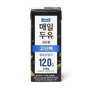 매일두유 고단백 검은콩 저당두유 190ml 24팩