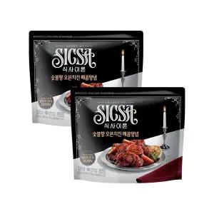 [롯데웰푸드]식사이론 숯불향 오븐치킨 매콤양념 330gx2개