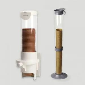 ( )종이컵 홀더+수거함 세트 자석부착식 거치대 리프트 수거기 디펜스 꽂이 정리대 디스펜서