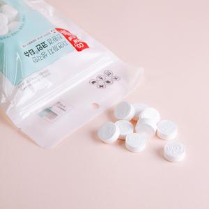 코인티슈100개입/동전물티슈 압축물티슈 휴대용 티슈 미술놀이