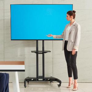 AVA1500 TV 이동형 스탠드, 최대 75인치 지원, TV 높낮이 조절, 받침대