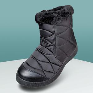 마마슈 로맨스 여성 겨울 패딩 부츠 앵클 캐주얼 방한화 지퍼 따뜻한 보온 털 퍼안감 심플 경량 논슬립