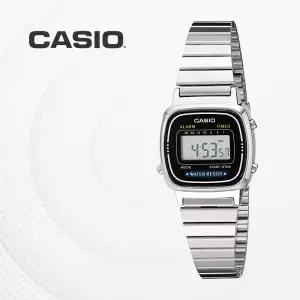 카시오 CASIO LA670WA-1 여성용 메탈밴드 빈티지시계 블랙 LA-670WA-1