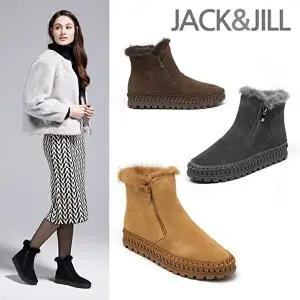 [잭앤질]잭앤질 소가죽 앵클 털부츠(JD9977)