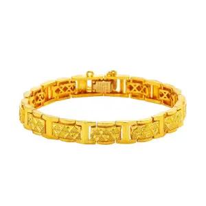 [한국금다이아몬드] 남자 순금 팔찌 체인 칼립스 24K 37.5g 18K장식