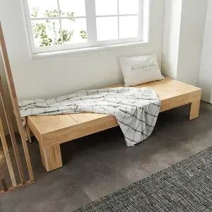 엘엔에스가구 UV코팅 클로버 쇼파 소파베드 원목 평상형 매트 제외