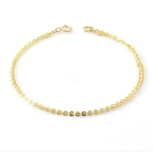 14k 모줄 03굵기 두줄 팔찌 (16.5cm/17.5cm)