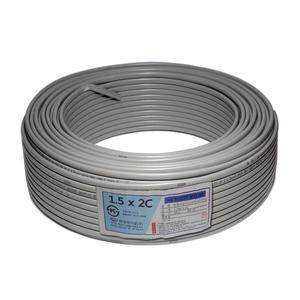 전기선/전선/VCTFK/1.5SQ X 2C/장원형-1롤80m