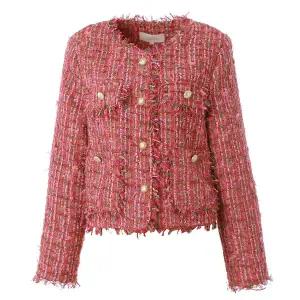 [롯데백화점]abfz 컬러포인트 라운드넥 트위드재킷 APY5QJ02G