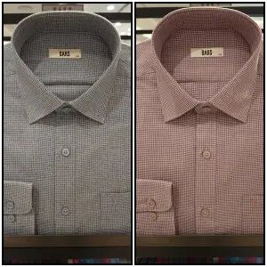 [닥스](김해점)2025 FW 일반핏 긴소매 마이크로체크 셔츠2종택1