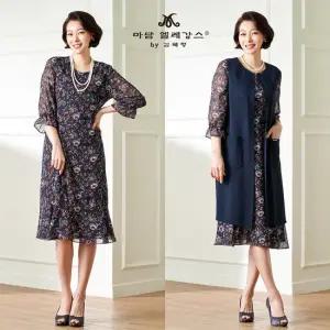 [마담엘레강스] 제시카 원피스 앙상블 K221OP01+K221VT02