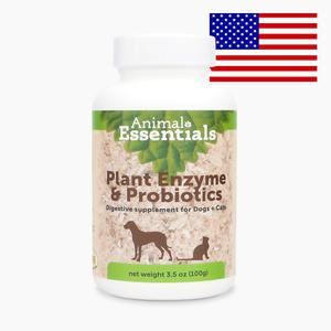 애니멀에센셜 플랜트엔자임 강아지 식분증개선 소화효소 유산균 장 영양제 복명음 100g