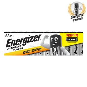 에너자이저 알카라인 건전지 AA 24알