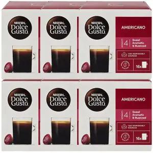 네스카페 돌체구스토 캡슐 커피 아메리카노 16입 6박스 gx