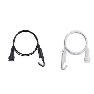 천장레일와이어걸이 레일액자 부속품 고리 연결줄 검정 흰색