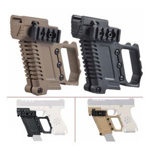 글록 카빈 킷 G17/G18/19 Rail Kit 전술 글록 추가 손잡이 커스텀 튜닝 키트 에어소프트건 전동건 GBB 가스