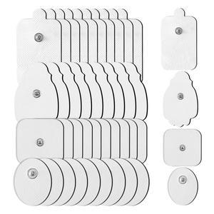 Tens 전극 패드 근육 자극기 범용 3.5mm 스냅온 TENS EMS 마사지 패치