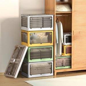 접이식 리빙박스 전면 개방 오픈형 수납 폴딩 공간박스 28L 56L 84L 143L