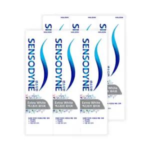 센소다인 엑스트라 화이트 치약 120g x 6개 시린이개선 불소치약
