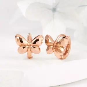 14K 컷팅 리본 나비 원터치 귀걸이 한쌍 PNE41763