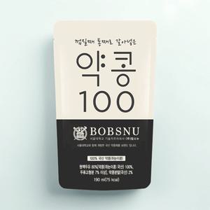 서울대약콩두유 밥스누 약콩100 무설탕 검정콩 무가당 두유 190ml x 20개